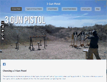 Tablet Screenshot of 3gunpistol.com